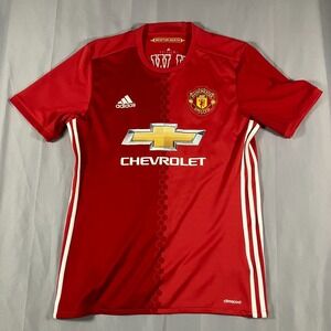 Adidas Manchester United Men's Medium Red Soccer Jersey Newton Heath